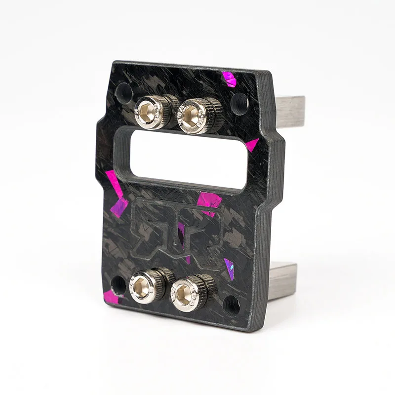 Carbon Simulation Fiber Center Differential Cover for 1/8 6S TYPHON TLR RC Truck Car