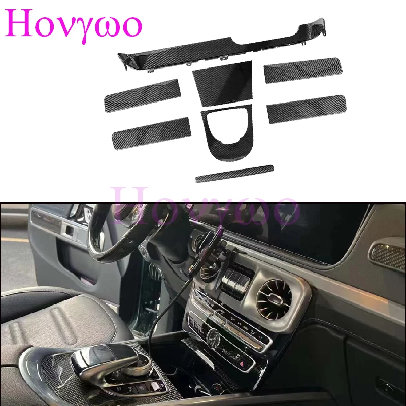 Real Carbon Fiber Replacement Car Interior Trims Interior Kits For Mecedes W464 G500 G350 G63 2019-2024