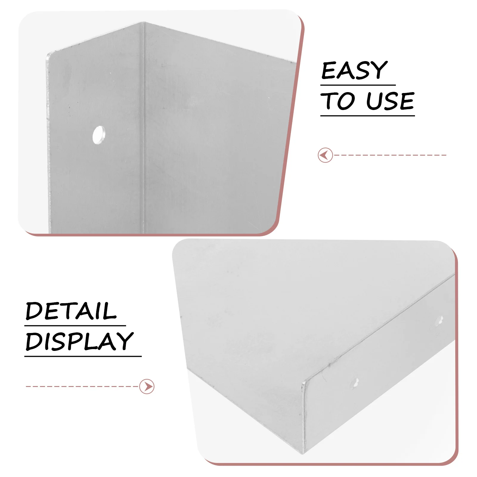 

2 Pcs Sink Splash Guard Stainless Steel Kitchen Wall Mount Large Anti Rust Metal Side Splatter Protector Clean Strong
