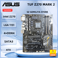 ASUS TUF Z270 MARK 2 Motherboard Intel Z270 LGA 1151 DDR4 64GB support 6300 6500 7300 7700 6700 7400 G4560 cpu USB3.1 M.2 ATX