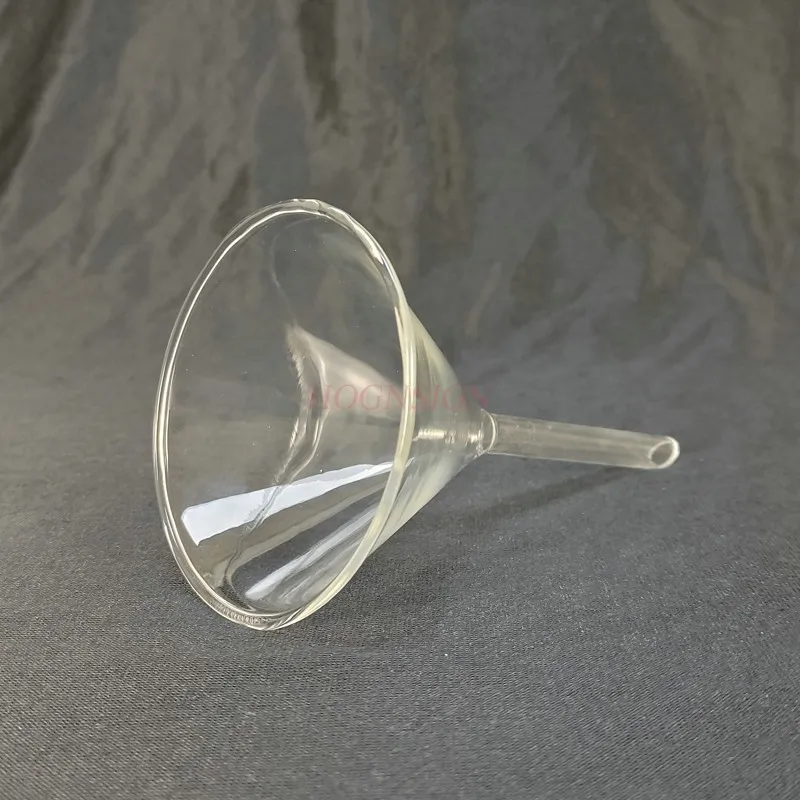 Glass Funnel 90mm Triangle Funnel Cone Chemical Instrument Glass Instrument Middle School Lab Supplies