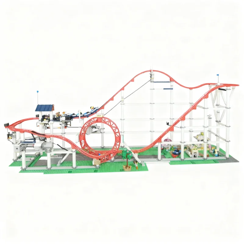 3059pcs MOC Creator Creator Expert Roller Coaster Looping ONE Model Building Blocks Christmas Gifts Toys Birthday Idea Display
