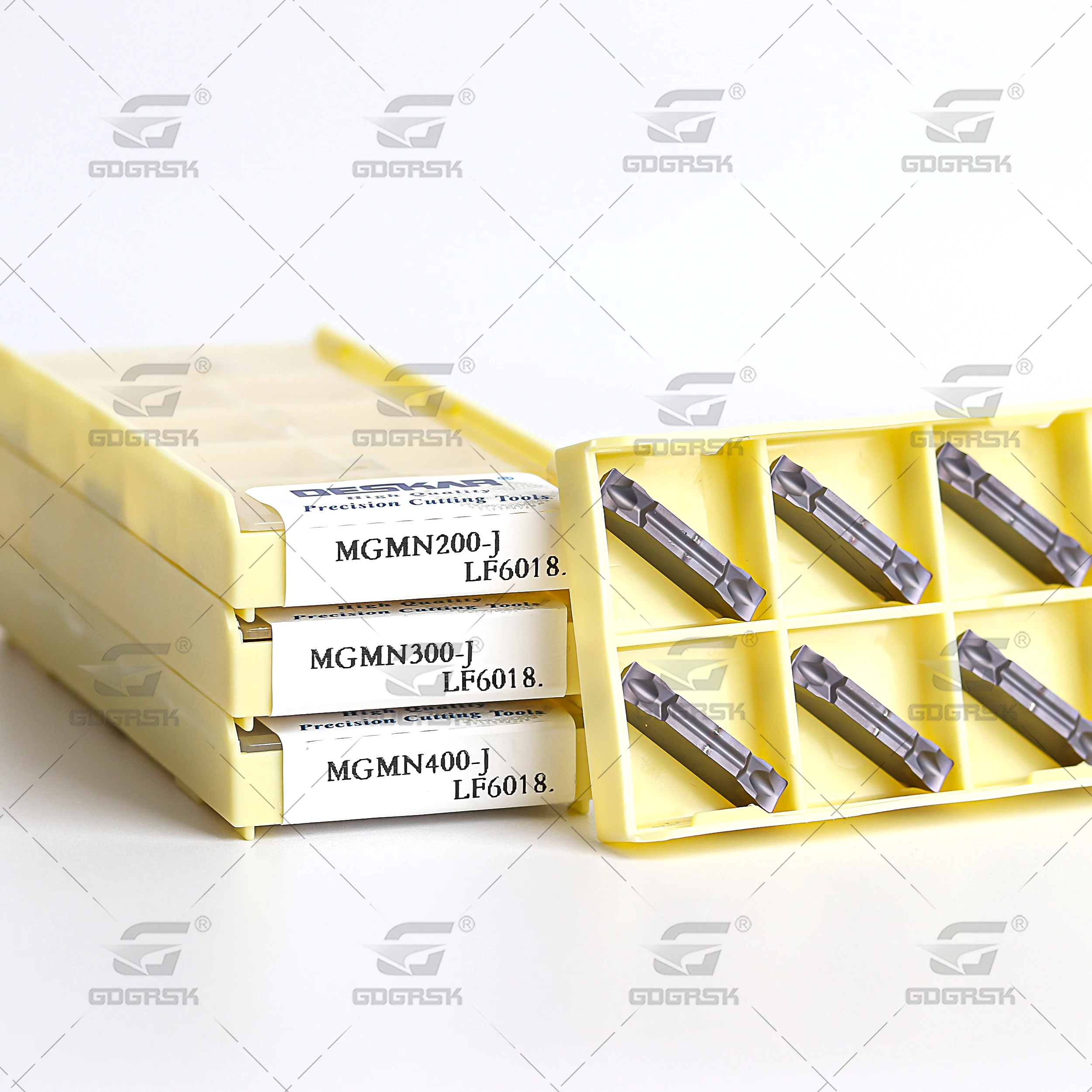 DESKAR Carbide Grooving Inserts MGMN200 MGMN300 MGMN400-J LF6018 CNC Metal Lathe Slotting Tools Blades Used For Stainless Steel