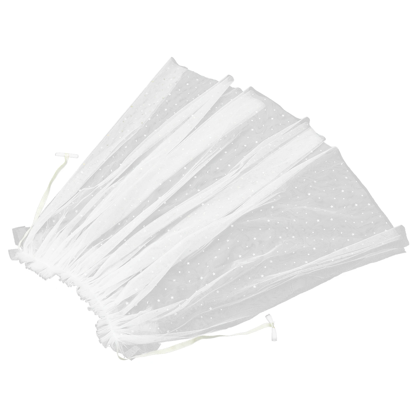 

1Pcs Princess Dress Cloak White Easy Wear Soft Party Cape for Girls Kids Masquerade Costume Cosplay Gauze Cloak Children Cape