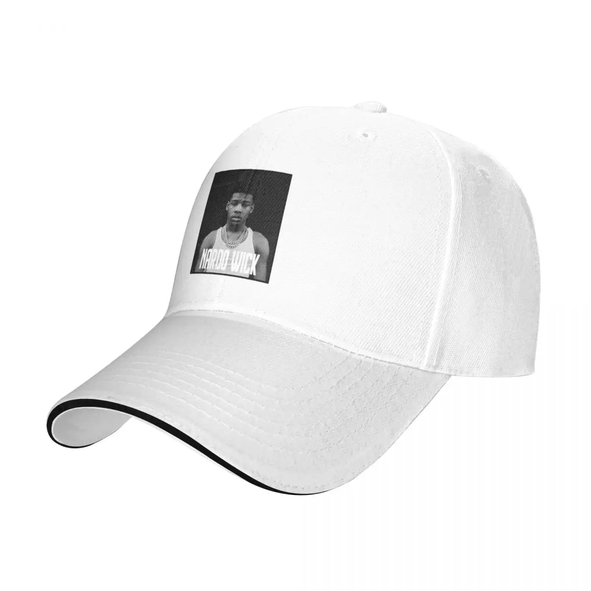 Nardo Wick | B&W Poster Design Baseball Cap Dropshipping Big Size Hat Female Men's