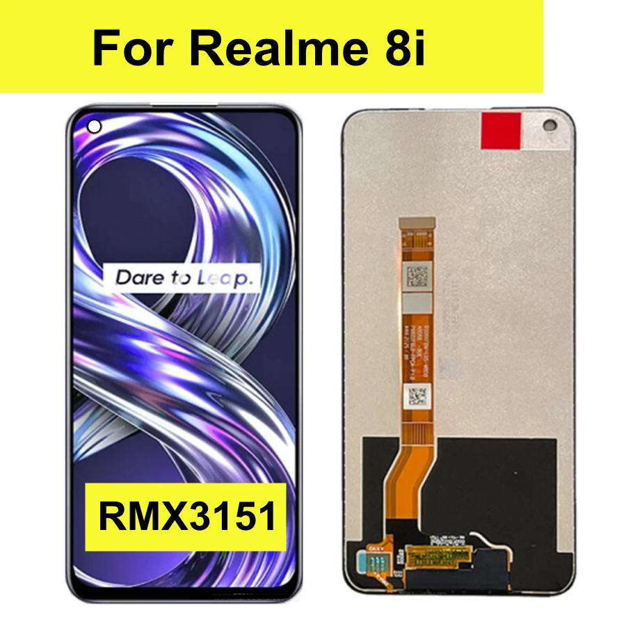 

6.6" For Oppo Realme 8i RMX3151 LCD Display Screen Touch Screen Panel Digitizer Assembly For Realme 8i LCD Display