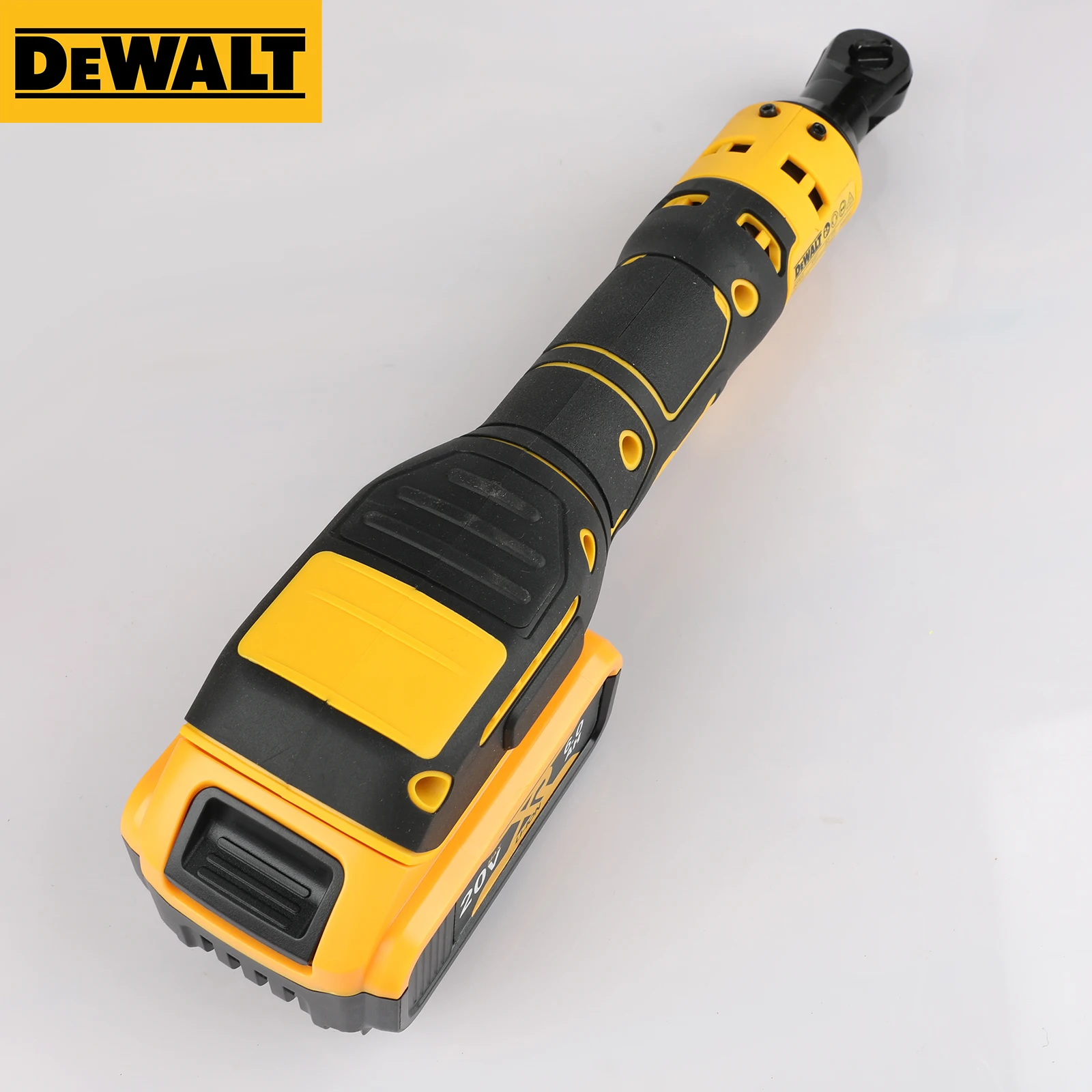 DEWALT DCF512 래칫 직각 렌치 가변 속도 브러시리스 파워 렌치 LED 조명 무선 20V 배터리 전동 공구