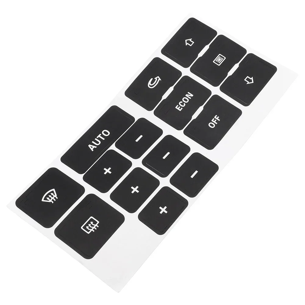 

Высокое качество, комплект для ремонта кнопки приборной панели кондиционера, защита от царапин, черные автомобильные аксессуары, наклейки, украшение, внутренняя защитная крышка