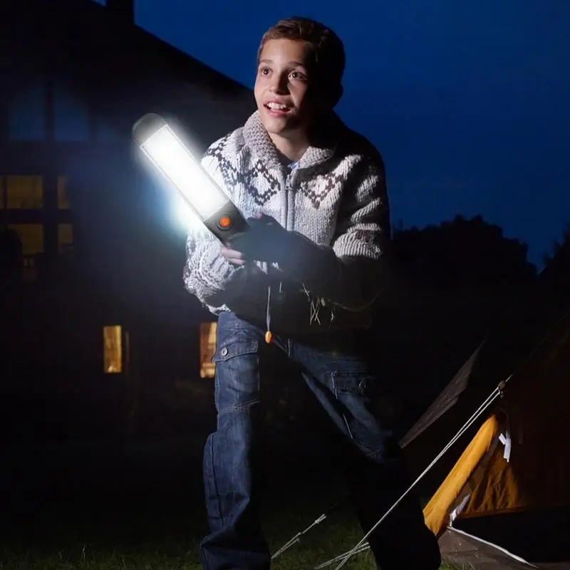 Work Light Rechargeable LED Lights Work Flashlight Rechargeable LED Mechanic Light With Magnetic Base & Hook Mens Gifts For Car