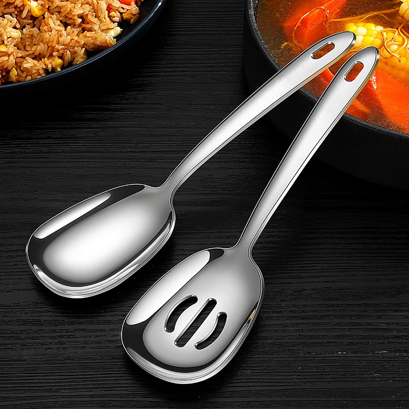 

99.9% Anti-bacterial 316 Stainless Steel Serving Spoon LFGB Certificate Restaurant Tableware Family Dinner Flatware Cutlery