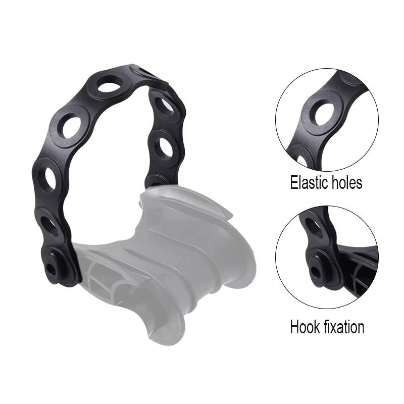 2 Stück/4 Stück Kettenriemen für Kofferraum-Fahrradträger, verlängerbares Gummiband – Detail 4
