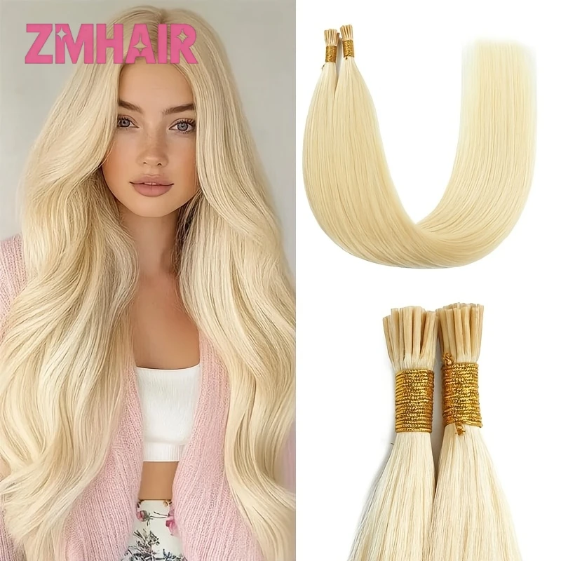 

Натуральные прямые волосы I-Tip, 100% человеческие, 12A, бразильские, без трессов, натуральный цвет, 2 пучка # 3 # 60 # Накладные волосы 14-26 дюймов