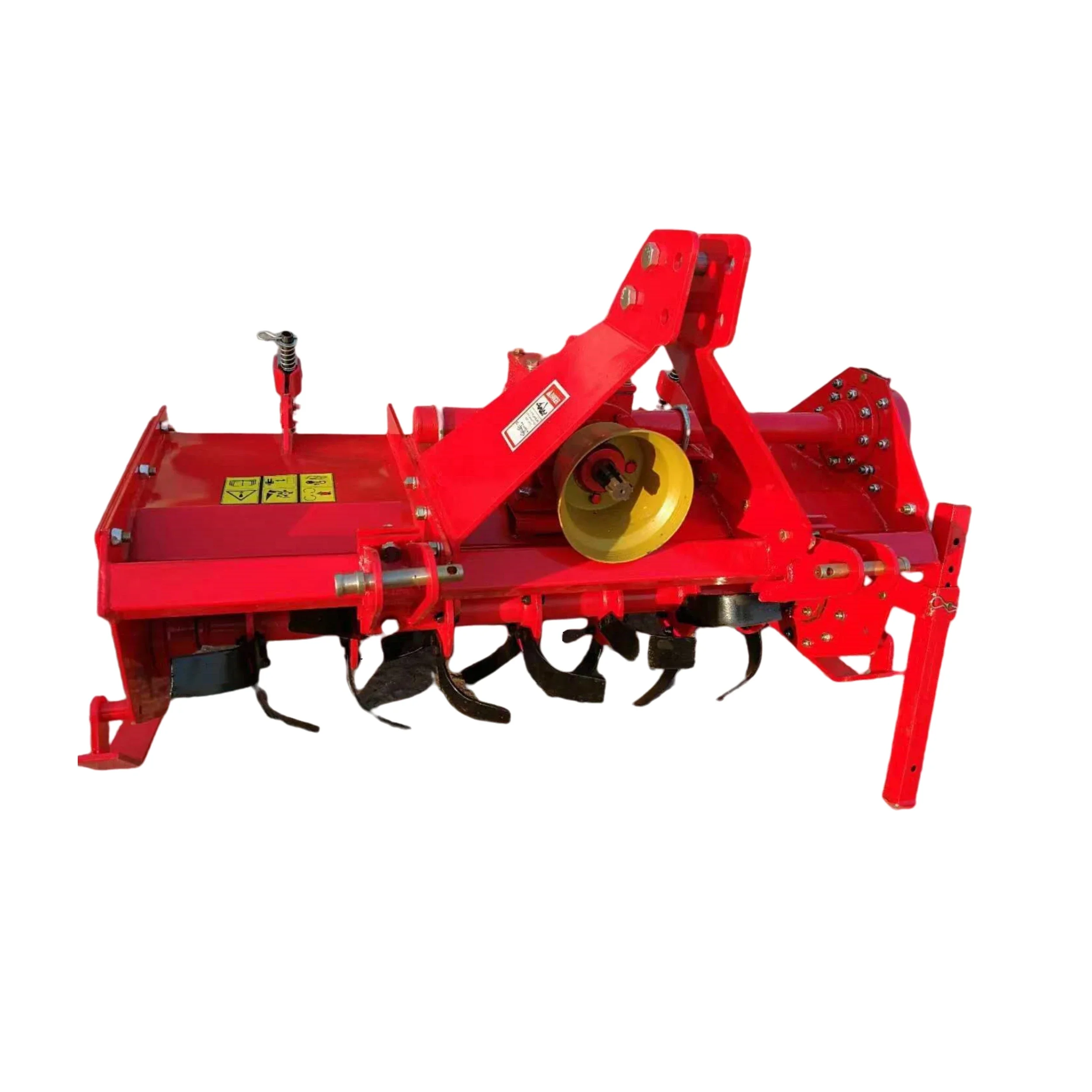 4WD mini 20-25 agricultural farm tractor implement 1m side gear transmission cultivator rotary tiller