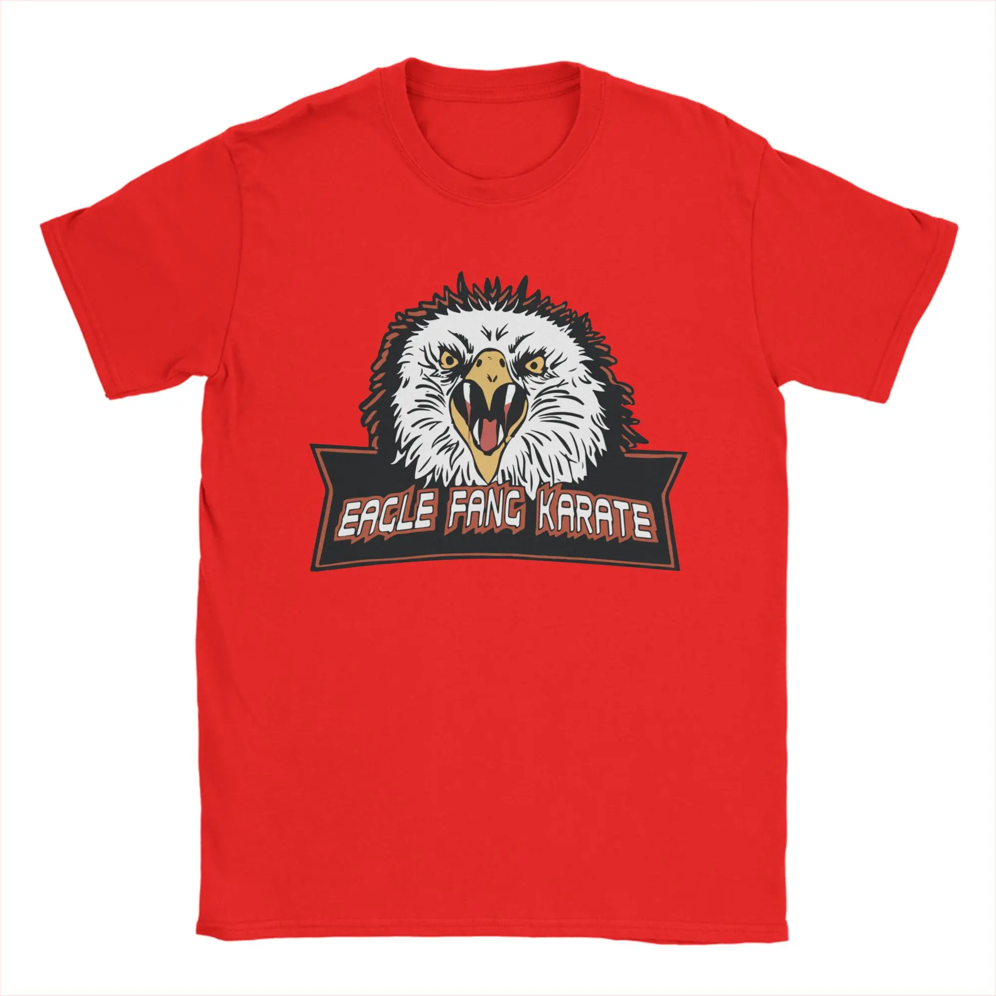 Eagle Fang Karate Cobra Kai T Shirt Men Cotton Fashion T-Shirts Round Neck The Karate Kid Tees Short Sleeve Clothing Gift Idea