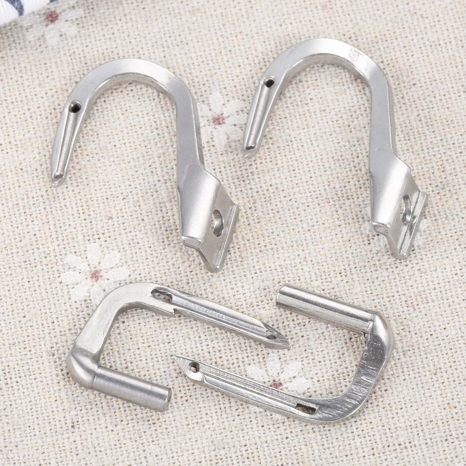 2PCS Steel Household Sewing Machine Overlock Loop Old Fashion Sewing Machine Part with/without Hook Old Fashion Set