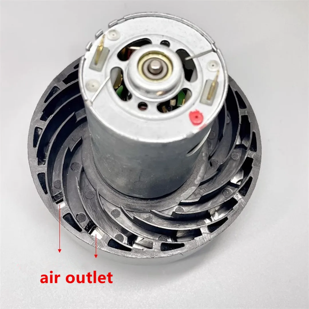 545 Carbon Brush Motor DC18.5V Vacuum Cleaner Motor High Speed Double Ball Bearing