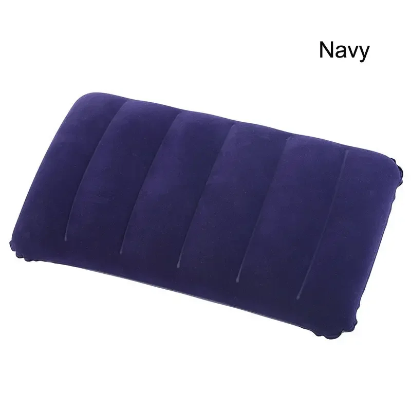 2Pcs Inflatable Air Pillow Bed Sleeping Camping Pillow Cushion Portable Ultralight Travel Beach Plane Head Rest Support Pillows