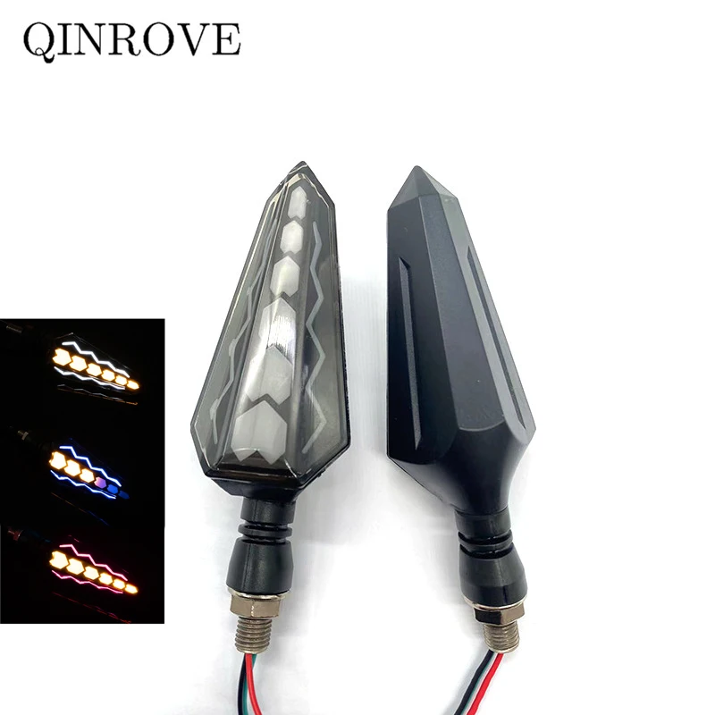 Motorcycle Turn Signal With Flash Light LED Indicator Light Universal For Honda Suzuki GSX 650F V-Strom GSX150 B-king GSX S750