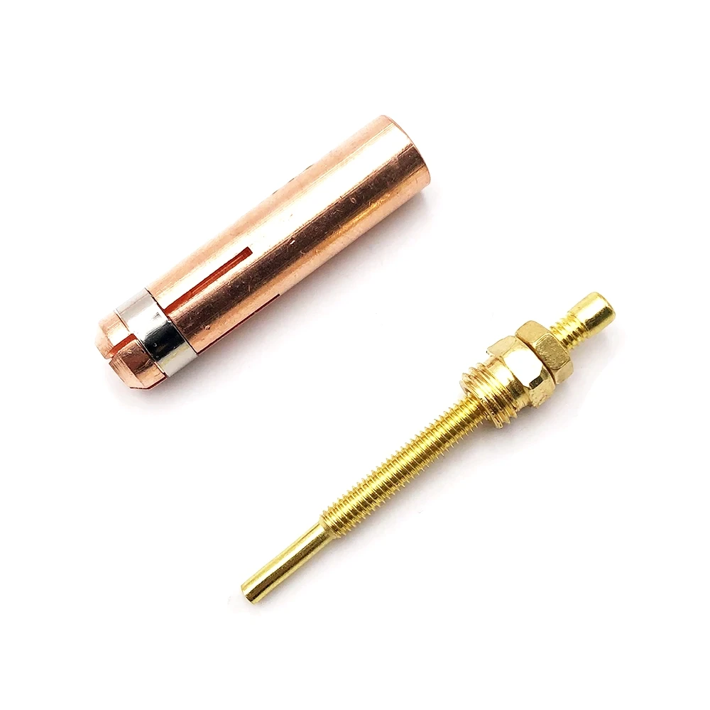 

JINSLU 10PCS M3-M10 Copper Stud Welding Torch with Collets Chuck for Capacitor Discharge CD Stud Welding Machine