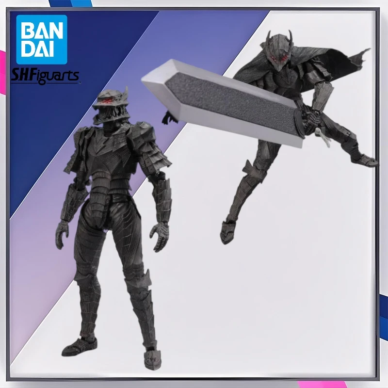 100% Original Bandai Sh Figuarts Shf Guts Berserker calor de la pasión modelo de figuras de acción juguetes figura PVC regalo