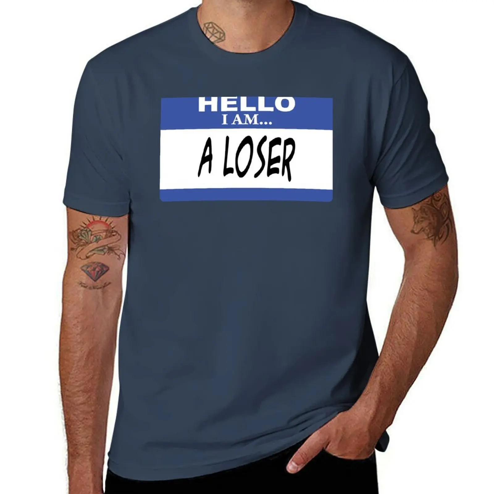 

Hello I am a loser T-Shirt t shirt man designer t shirts designer T-Shirt