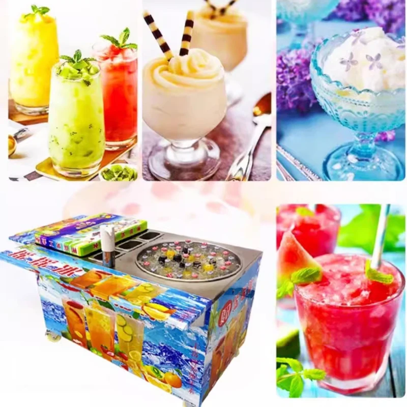 

Summer Shaking Ice Machine Stall Smoothie Machine Cola Commercial Soda Freezer Equipment Customized