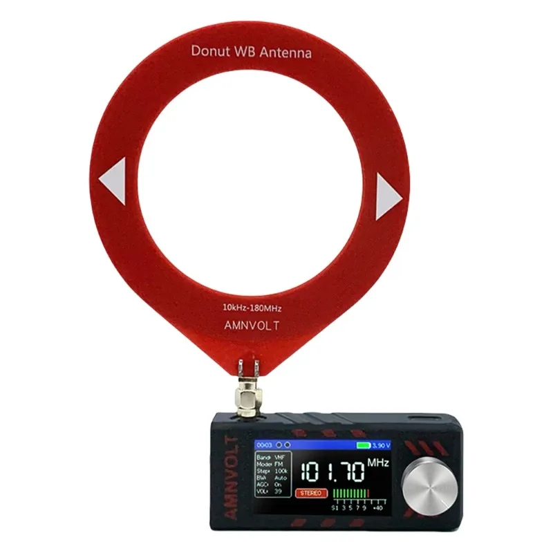 Upgraded Version AMNVOLT ATS MINI PRO SI4732 0.5-108mhz Full Band DSP Radio, Mini Pocket Receiver, FM AM MW SW SSB, V1.01