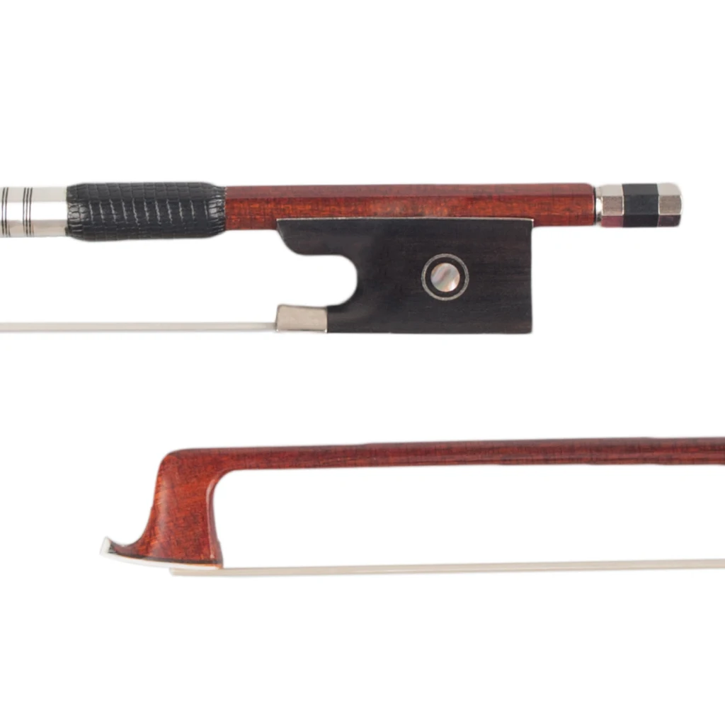 Picture 5: Fast Response Carbon Fiber Violin Bow 4/4 - Pernambuco Core Ebony Frog Paris Eye Silver Wire Wrapped