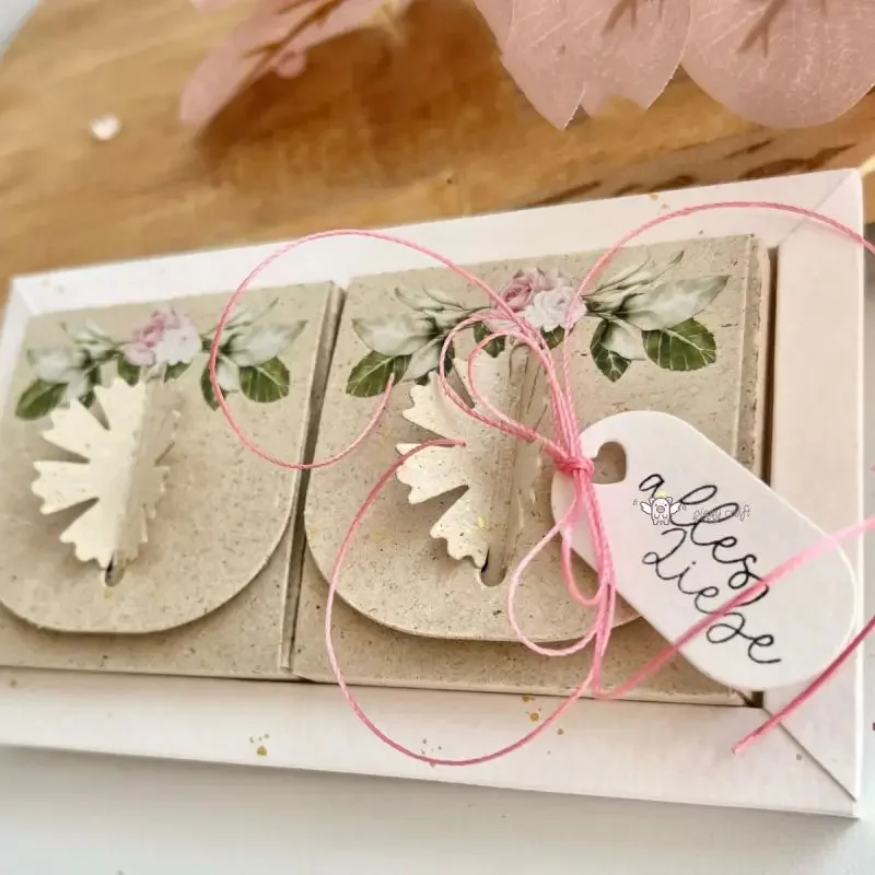 

Piggy Craft metal cutting dies cut die mold 3D Flower box Scrapbook paper craft knife mould blade punch stencils dies