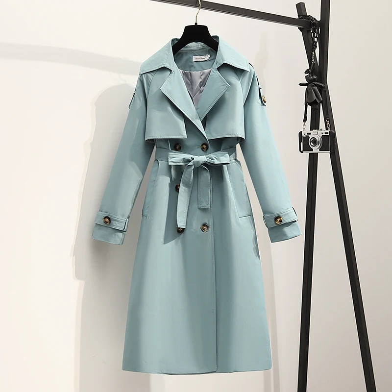 Frühling und Herbst Trenchcoat für Frauen Lang mantel Frauen Jacken casaco feminino abrigos mujer