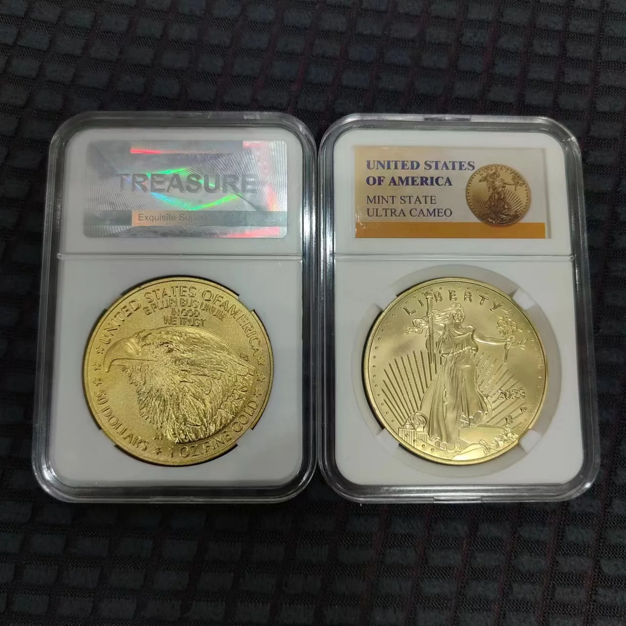 Moneda de águila Liberty de EE. UU., Dólar Morgan, moneda de oro coleccionable, monedas de decoración del hogar, el más nuevo, 2023