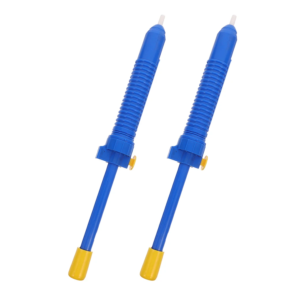 

2pcs Solder Absorber Manual Desoldering Pump Electric Suction Gun Blue Soldering Accessories Wick Remover Tools