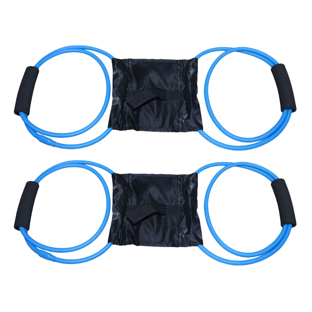 Lanzador de globos de agua para exteriores, diseño de doble barril, catapulta de patio azul de 1,5 m de alcance para fiestas en la piscina, diversión en la playa, agua al aire libre, 2 uds.