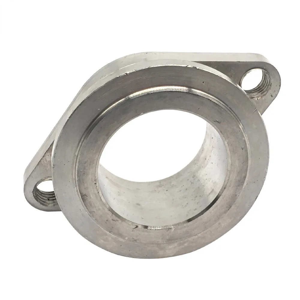 Stainless Steel Adapter 38mm to 44mm Vband MV-R Wastegate 2 Bolt Flange Manifold Auto Parts