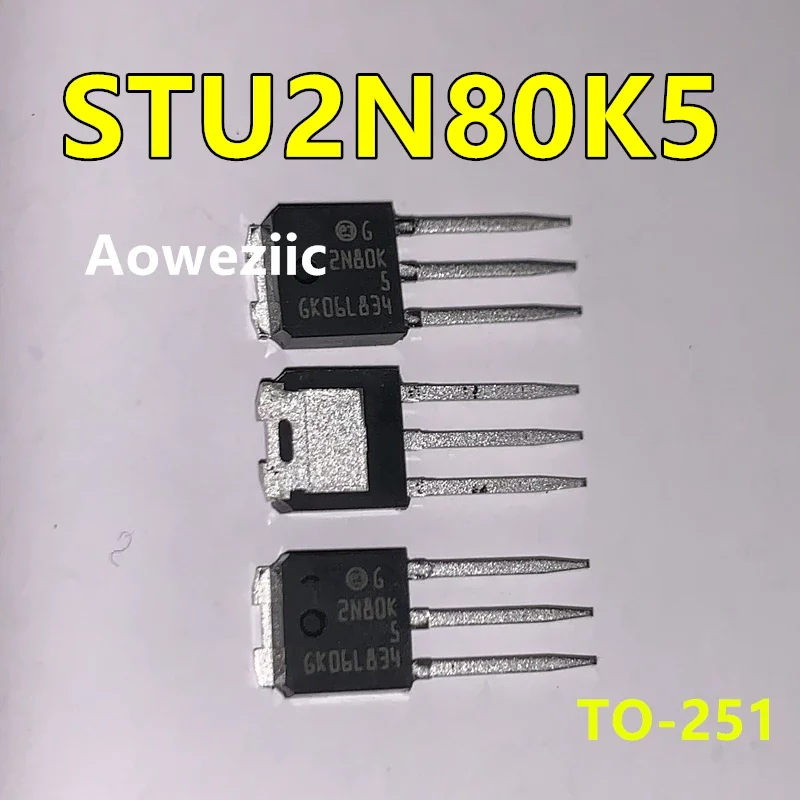 stu2n80k5-to-251-smd-n-канальный-800-В-2-А-МОП-транзистор-совершенно-новый-и-оригинальный