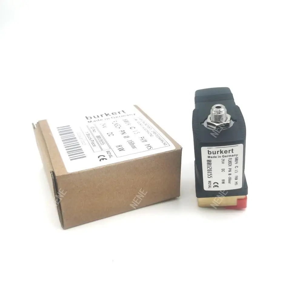 Burkert Solenoid Valve 00126224 00126225 00126227 6014C G1/4 Normally Closed  2.0 Flow Hole Stainless Steel