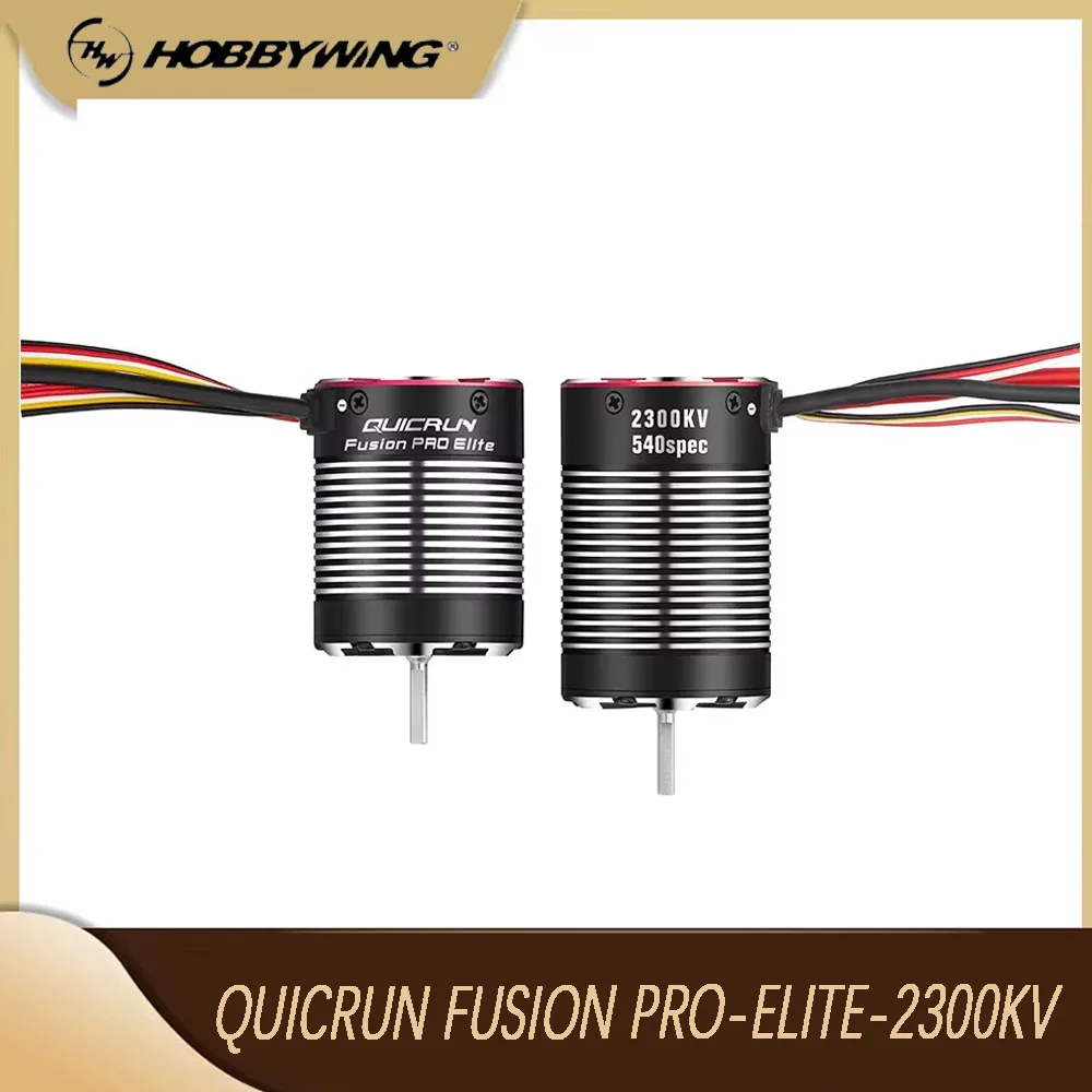 

Hobbywing QUICRUN Fusion Pro Elite 2300KV Водонепроницаемый бесщеточный гусеничный двигатель 2 в 1 для радиоуправляемого автомобиля, грузовика, ползающего автомобиля