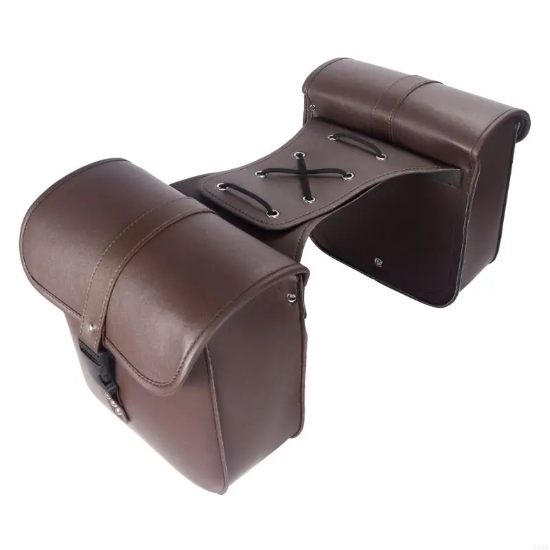 

2025 New Waterproof Motorcycle Saddlebag PU Leather Large Capacity Motorcycle Saddlebag