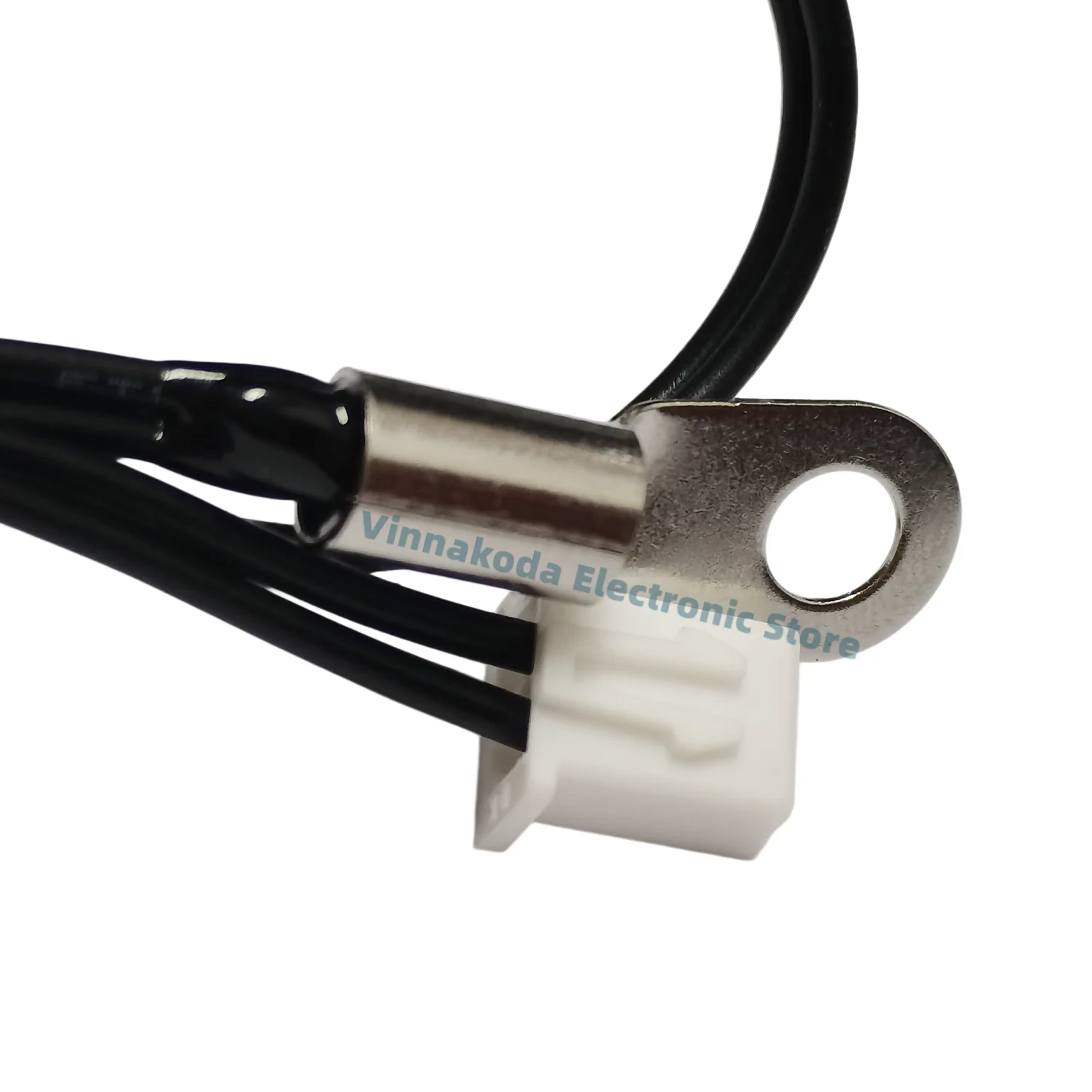 1/2/5PCS M4 Surface Fixed Temperature Probe NTC B3950-10K Thermistor Negative Temperature Coefficient Probe L40CM
