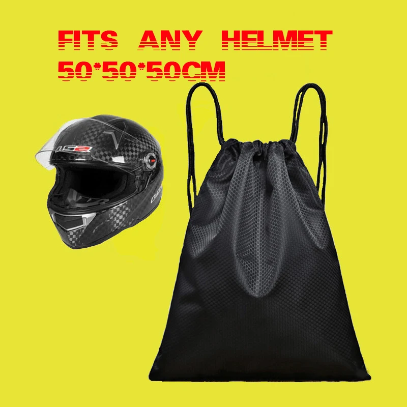 Motorcycle Helmet Bag Waterproof Storage Ski Backpack Large-Capacity Riding Anti-fall Motorcycle full helmet protect cloth bag