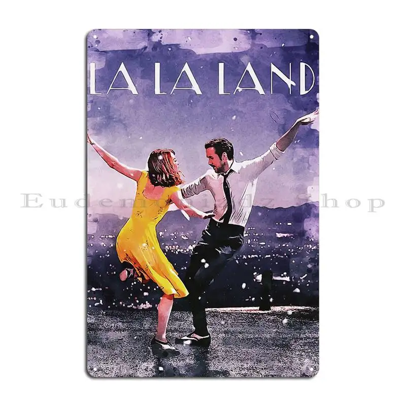 La La Land Metal Sign Garage Design Pub Home Club Tin Sign Poster