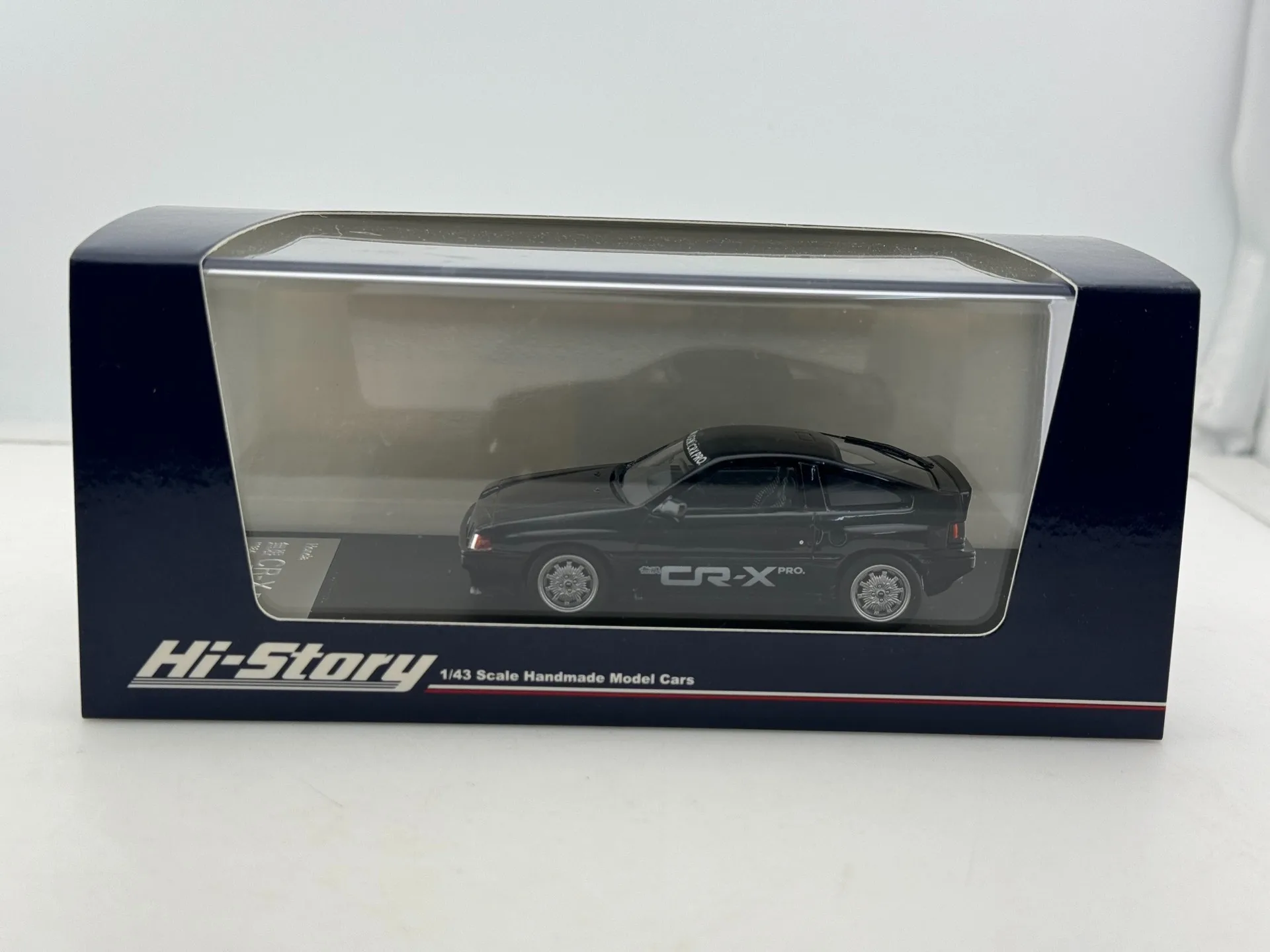 

Diecast HI Story 1/43 Scale Honda Infinite CR-X PRO Resin Car Model Collectible Toy Gift Souvenir Display Ornament