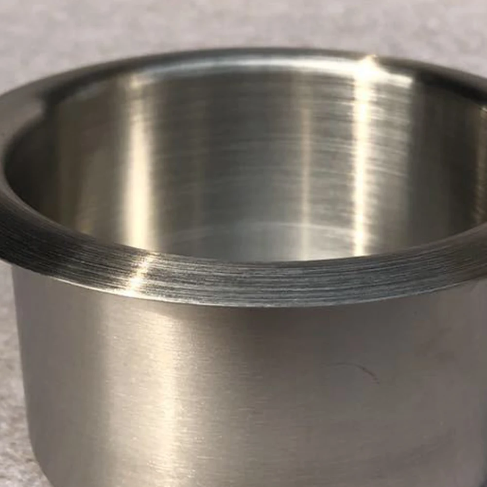

2 PCS Stainless Steel Coaster Couch Cup Holder for Car Ashtray Metal