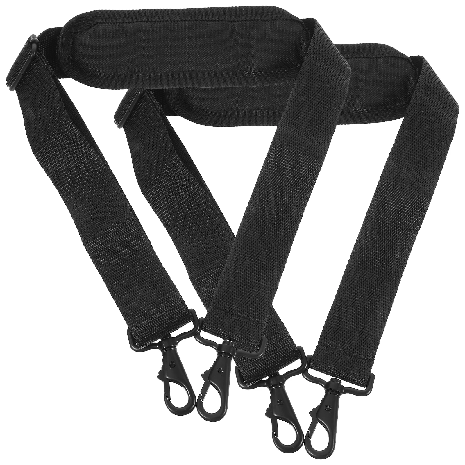 

2 pcs Musical Instrument Bag Straps Adjustable Length Black Fashion Guitar Case Belts Replacement Shoulder Straps Camera Bag