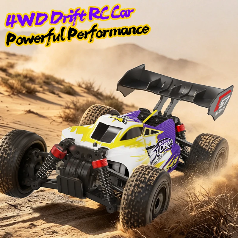 C57 1/24 Full Scale 4WD RC Car High-Torque Brush Motor Professional Racing 40KM/H High Speed Remote Control Cars Off-Road Truck