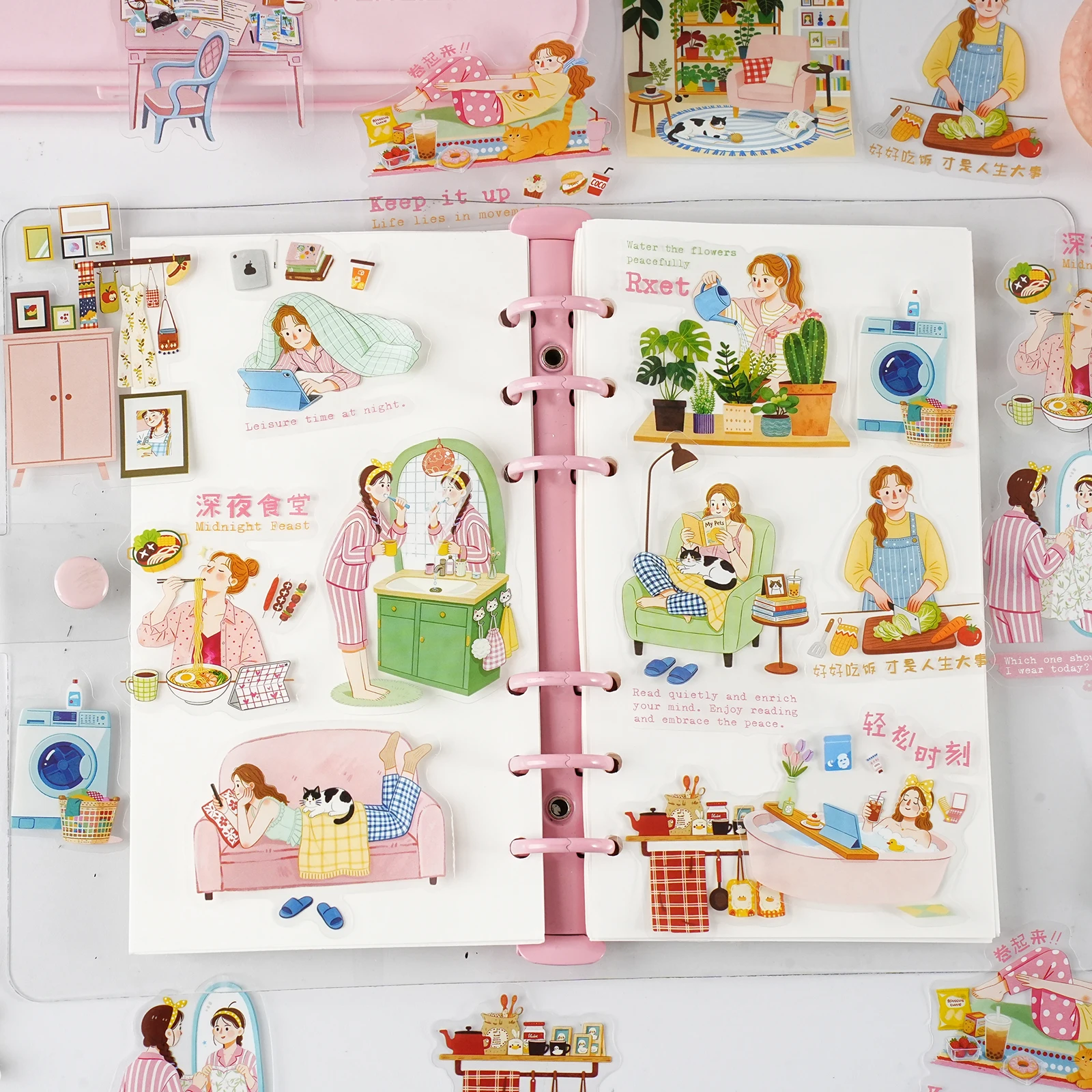Etori Life 15Pcs Pet Stickers  - Home Office Budget recension och pris