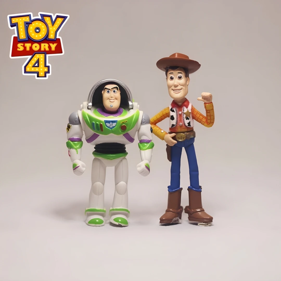 Disney Toy Story 4 Woody Buzz Lightyear 4-7cm 7pcs/set Action Figure Anime Decoration Collection Figurine Toy Model For Children