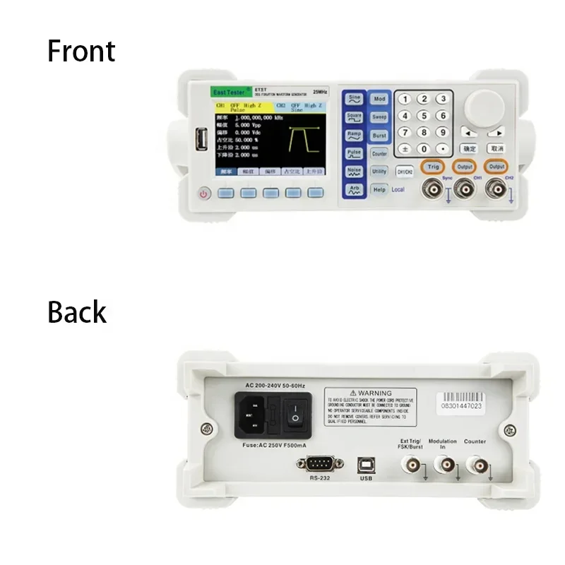 Nick 2026 ET3340 40Mhz Precision Two-channel  high-frequency arbitrary waveform generator