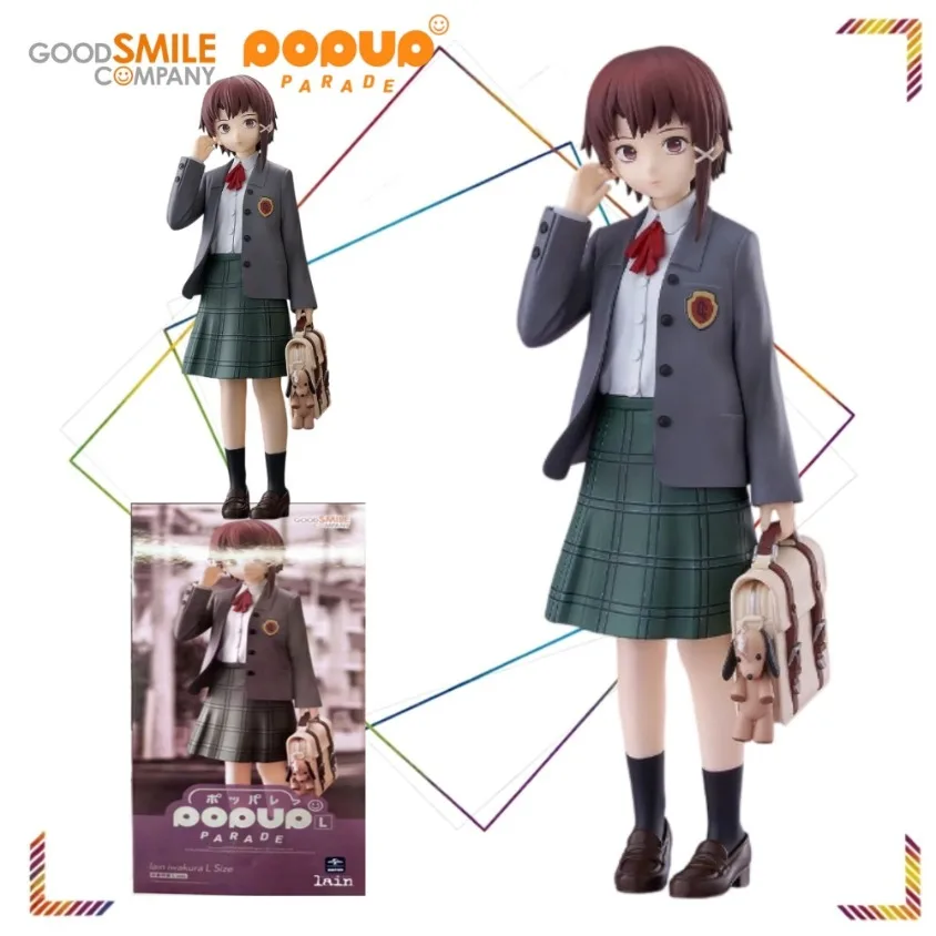 Figuras de Acción GOOD SMILE POP UP PARADE Lain, Serial Experiments Lain, Tamaño L, Modelo de Anime, Regalo