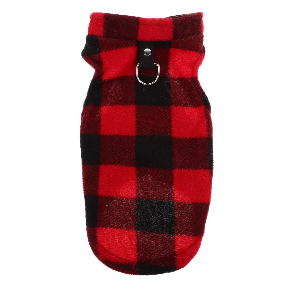 

Dog Sweater Vest Warm Clothes Comfortable Reflective Outfit Polar Fleece Cold Weather Outdoor